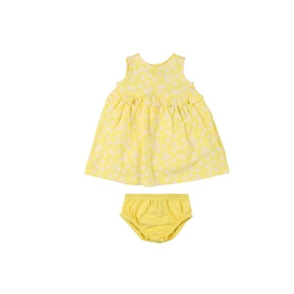 Carters Just One You 2-Piece Yellow Floral Baby Dress & Bloomers Newborn - Picture 1 of 3